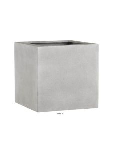 Bac fibres de verre/ composite Farn extérieur Cube L37x37xH37cm Sable
