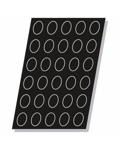 Moule Flexipan® Plaque Silicone 30 Gâteaux Ovales - Pujadas