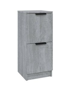 Buffet Sonoma Gris 30x30x70 cm en Bois d'Ingénierie Moderne et Fonctionnel