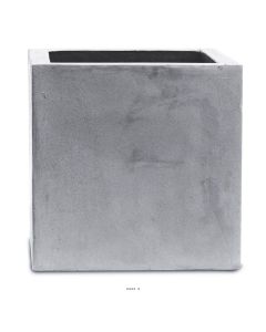 Bac fibres de verre Huge Ext. Cube L97x97xH67cm Gris Foncé