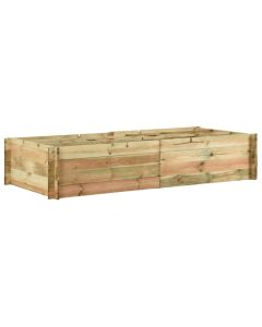 Jardinière pour légumes bois de pin imprégné 197 x 100 x 40 cm