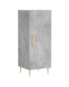 Buffet Moderne Gris Béton 34,5x34x90 cm Bois d'Ingénierie