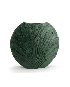 Vase feuille 60 cm vert