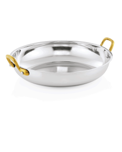 Cuvette de service en Acier au nickel-chrome H 75 mm Diamètre 240 mm Was Germany