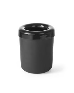 Poubelle de table ou porte-couverts Noir 130x(H)160 mm - Hendi