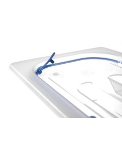 Couvercles pour bacs GN en polypropylène avec fermeture hermétique GN 1/4 265x162 mm - Hendi