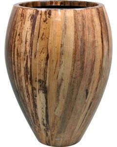 Bac Fibre de verre Banana Int. Bullet D 40 x H 60 cm Marron