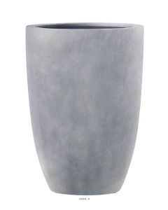 Bac fibres de verre/ composite Farn Ext. Colonne D37xH53cm Gris foncé