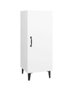 Buffet Blanc Bois d'Ingénierie 34,5x34x90 cm Élégant et Pratique