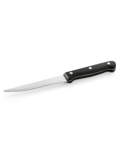 Lot de 12 Couteau a steak/pizza en Acier inoxydable/Plastique L 210 mm H 14 mm 1 Was Germany
