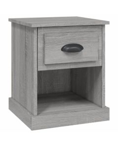 Table de chevet Sonoma Gris 39x39x47,5 cm Bois d'Ingénierie