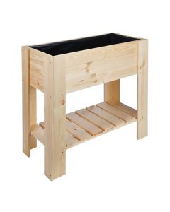 Jardinière surélevée 92 x 41 x 80 cm bois de pin