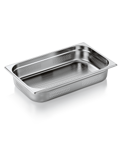 Bac GN 1/1 en Acier Chrome 13 L H 100 mm Was Germany