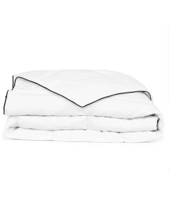 Couette en duvet d'hiver 135x200cm en microfibre douce et brossée avec plumes et duvet de canard