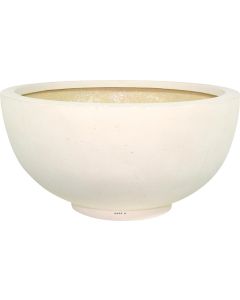 Bac en Polystone Landi Ext. Bol D 80 x H 38 cm Creme