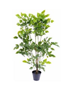 Palissandre artificielle en plastique arbre anti-UV en pot H 120 cm Vert