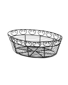 Corbeille en fil déco ovale 255x160x(H)80 mm - Hendi