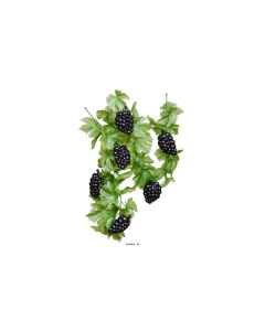 Guirlande de feuillage vert artificiel avec raisin en Plastique L 2 m