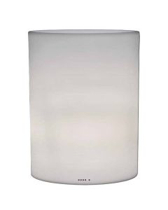 LUMITUBBI Blanc D35 H 38 CM intérieur / extérieur Rotomoule