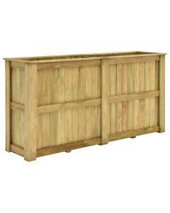 Jardinière surélevée 196 cm bois de pin imprégné