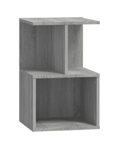 Table de chevet Sonoma Gris 35x35x55 cm Bois d'Ingénierie