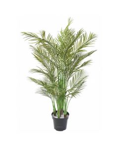 Palmier Areca artificiel multi troncs feuillage plastique H 125 cm