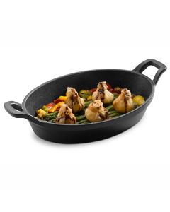 Mini Casserole Ovale en Fonte 21,5 x 15,5 cm - Pujadas - 