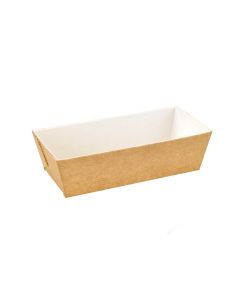 Moule de cuisson carton microflute rectangulaire 20,6 x 9,6 x 5,5 cm - 270 unités