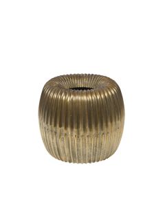 Cache pot gold 27 cm en aluminium