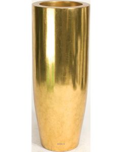 Bac en composites Charm Int. Colonne ronde D 35 x H 90 cm Or