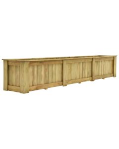 Jardinière surélevée 291 x 50 x 50 cm bois de pin imprégné