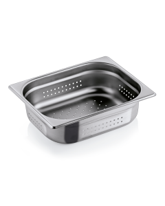 Bac GN 1/2 en Acier Chrome 6,5 L H 100 mm Was Germany