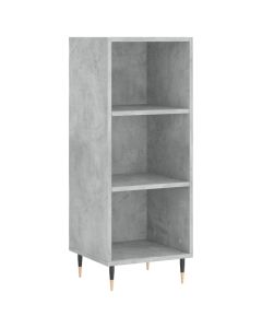 Buffet Gris Béton 34,5x32,5x90 cm Bois d'Ingénierie