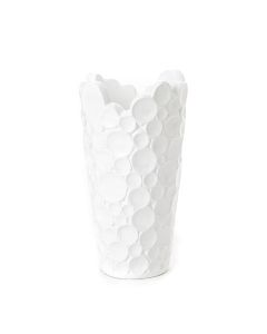 Vase Vésuvio 59 cm blanc