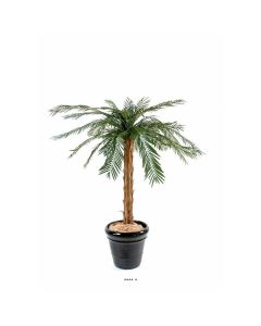 Palmier Artificiel Cycas en pot tronc Haut H 140 cm Vert
