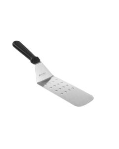 Spatule flexible perforée Noir 375x75 mm - Hendi