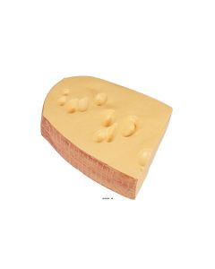 Tranche emmental artificiel en Plastique soufflé L 320x230 mm