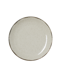 Lot de 6 assiettes en Porcelaine sable  H 20 mm Diamètre 170 mm Was Germany
